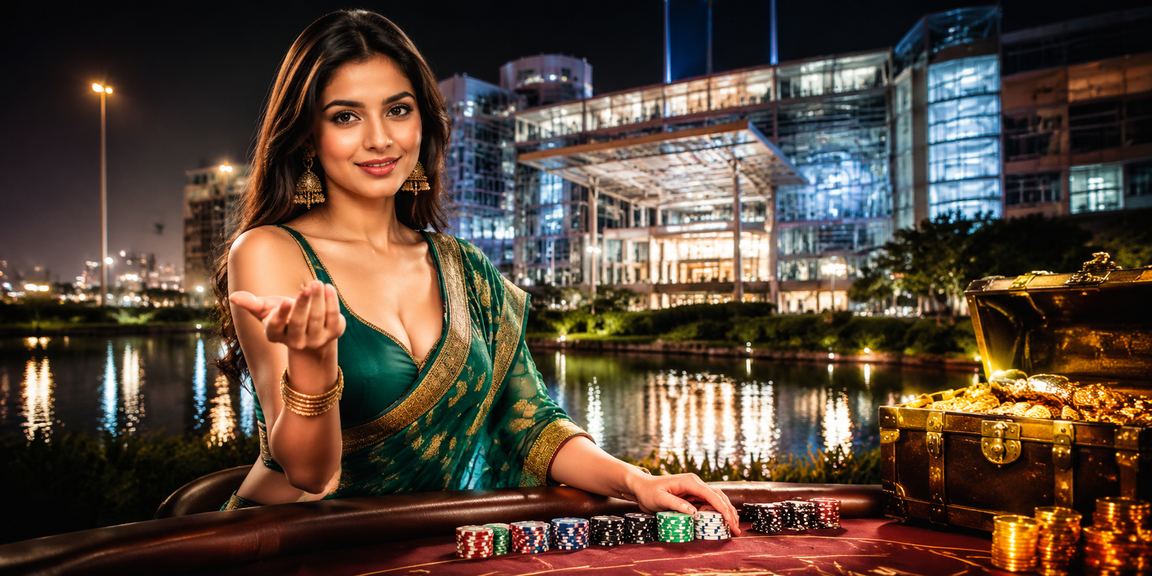 Bangladeshi Model Playing Andar Bahar on Mobile in Dhaka